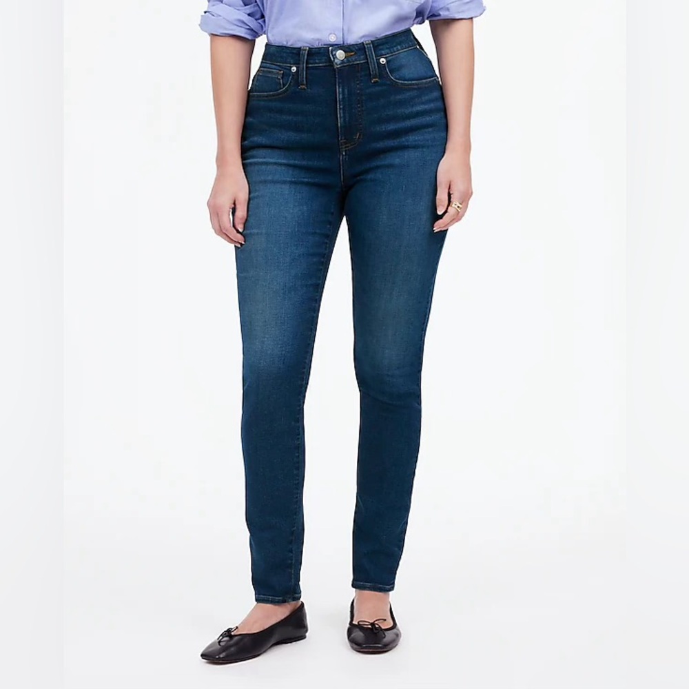 MADEWELL 10” High-Rise Skinny Jeans, Size 35